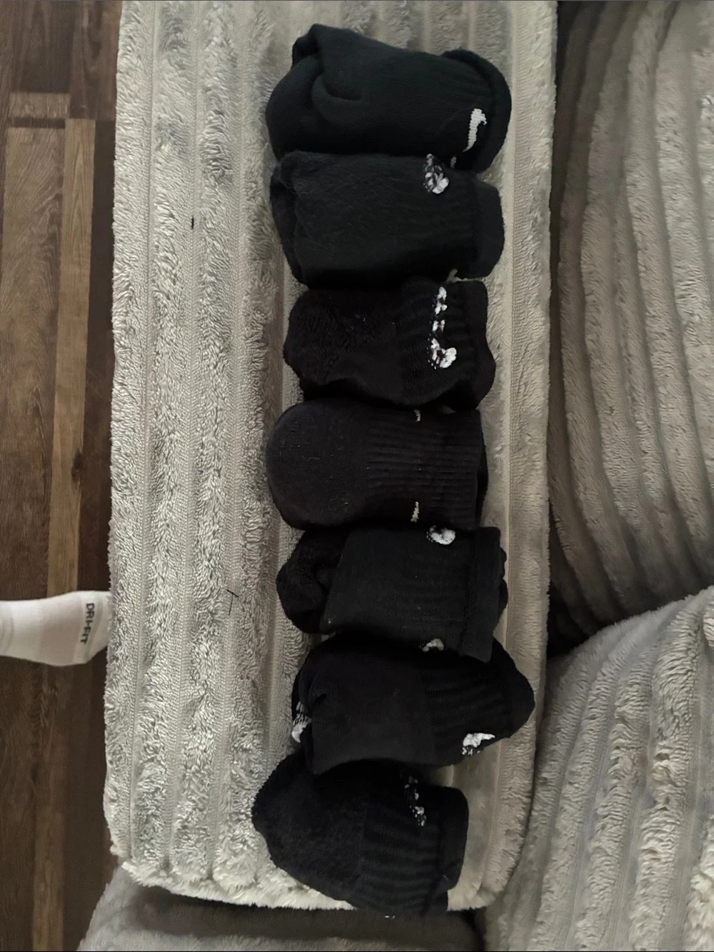 Nike Black Men's Athletic ankle Socks - Pack of 7